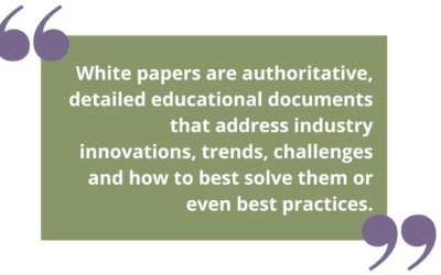 8 Best Practices for Creating Successful GovCon White Papers